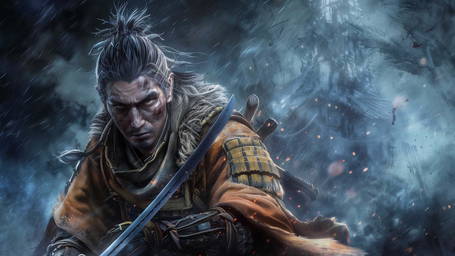 Sekiro Warrior4 K Artwork Background