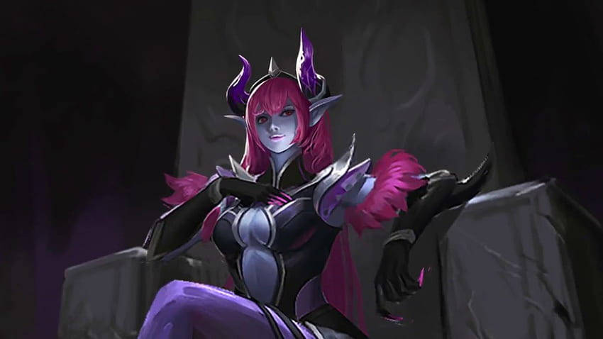 Selena On Throne Mobile Legend Background