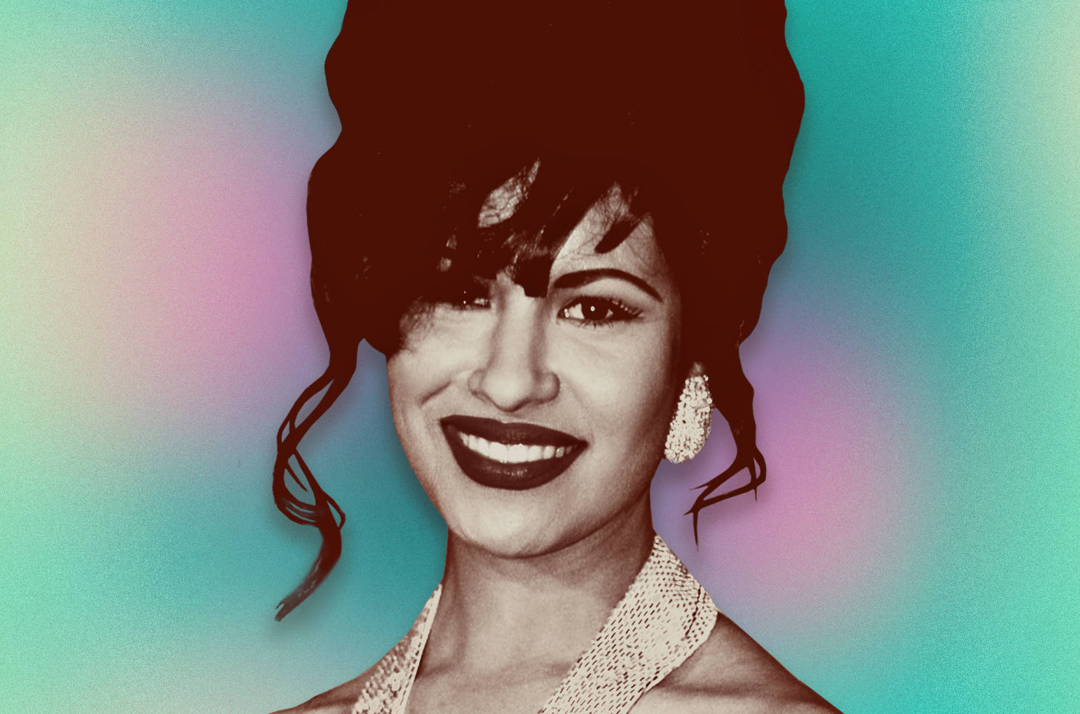 Selena Quintanilla Retro Edit Background