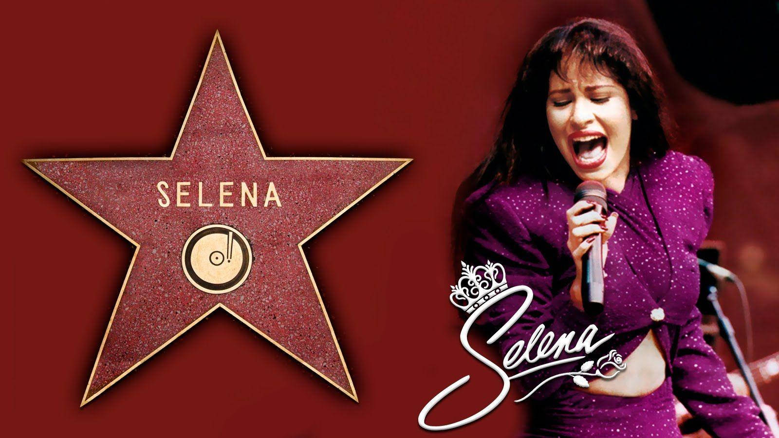 Selena Quintanilla Walk Of Fame Star Background