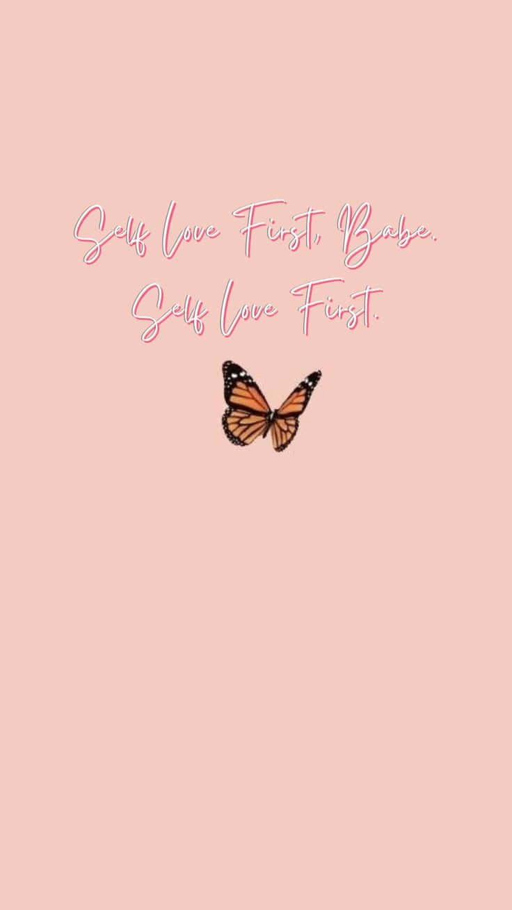 Self Love First For Girls Background
