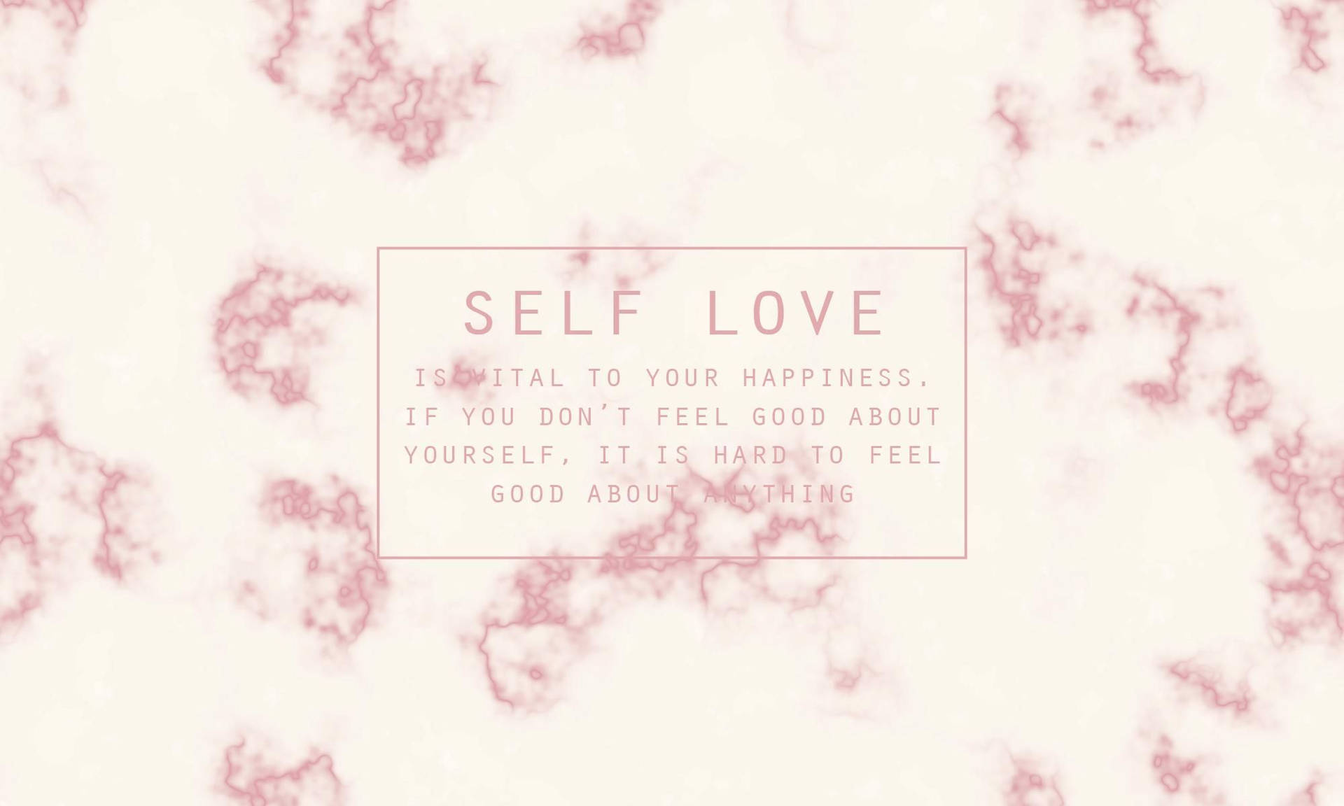 Self Love Pastel Aesthetic Quote Background