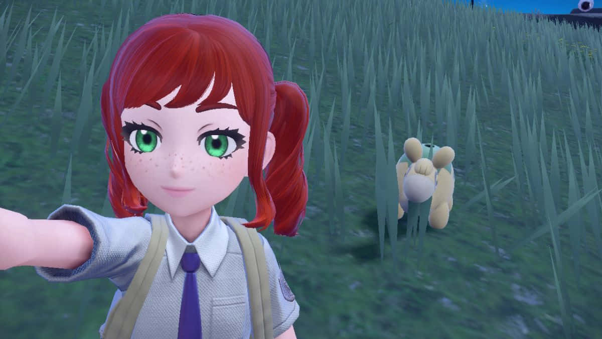 Selfie With Pokémon Numel Background