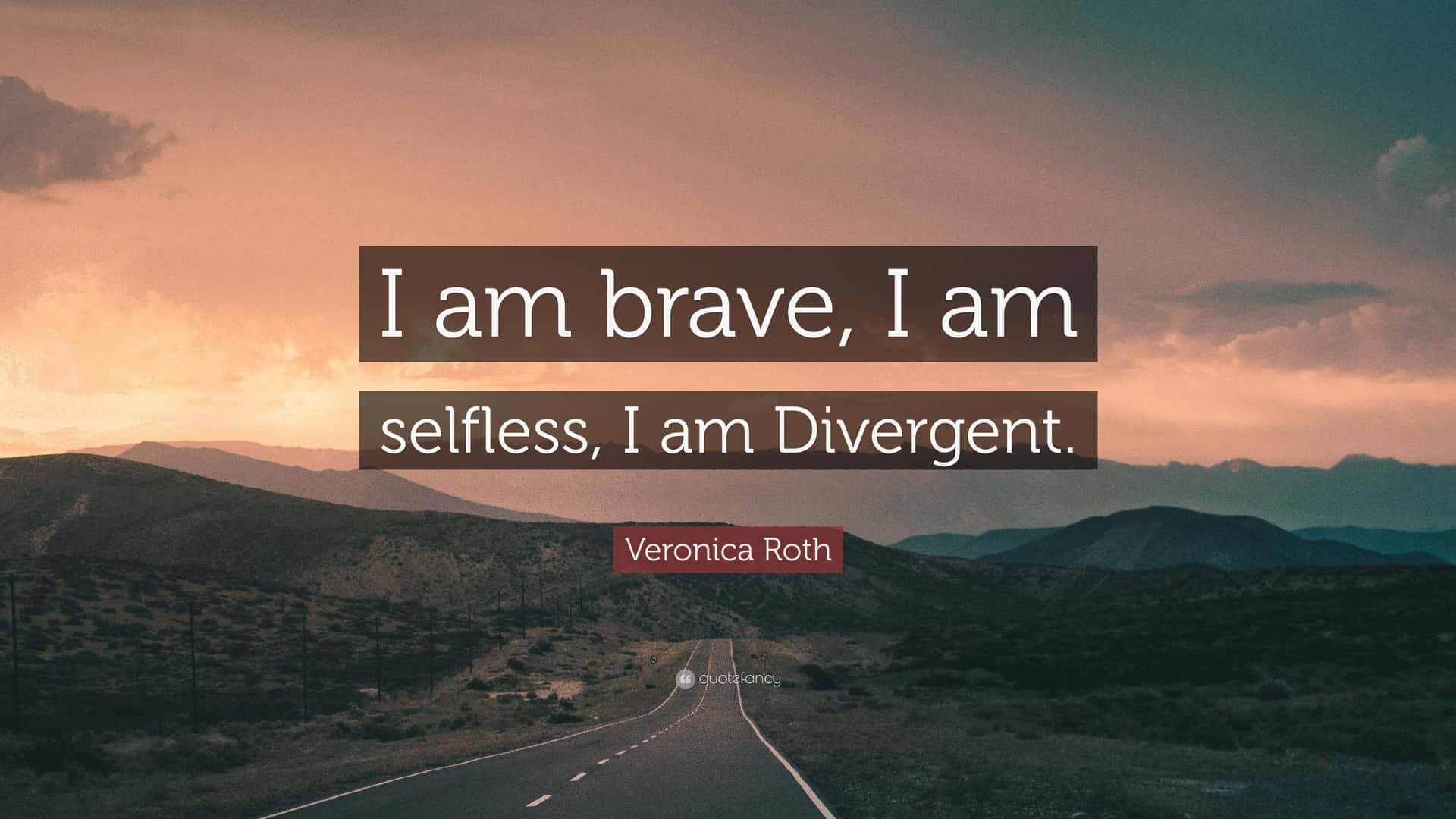 Selfless Quote From The Book Divergent Background
