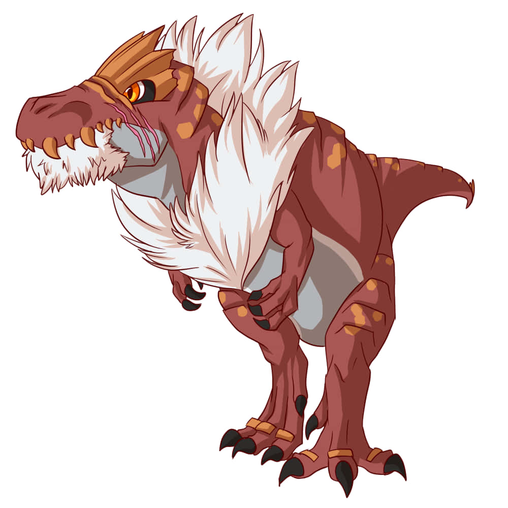 Semi-realistic Tyrantrum Background