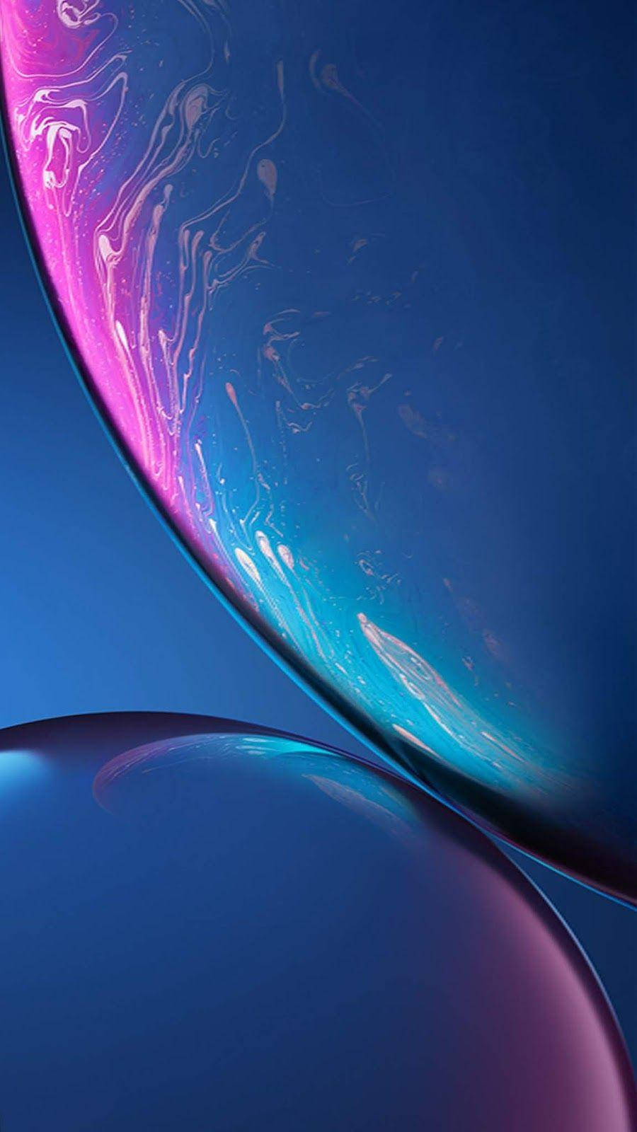 Semicircle Glass Blue Iphone