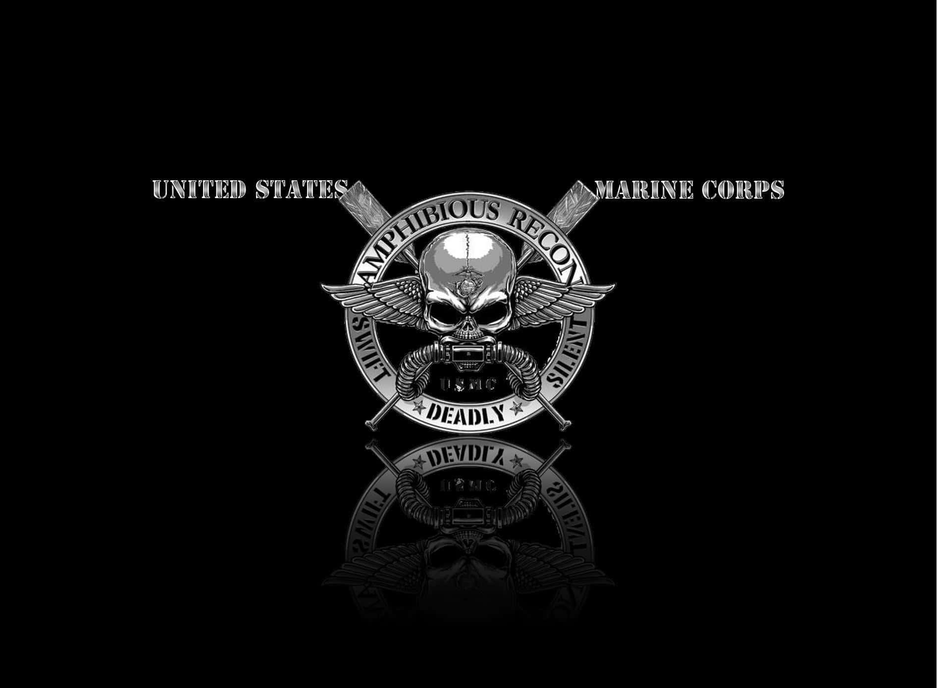 Semper Fi! Proud Members Of The U.s. Marine Corps Background