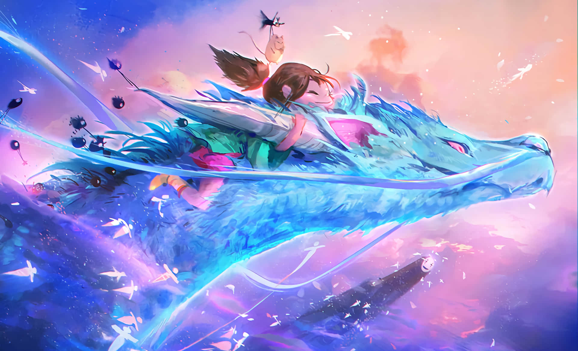 Sen To Chihiro No Kamikakushi Illustration Background