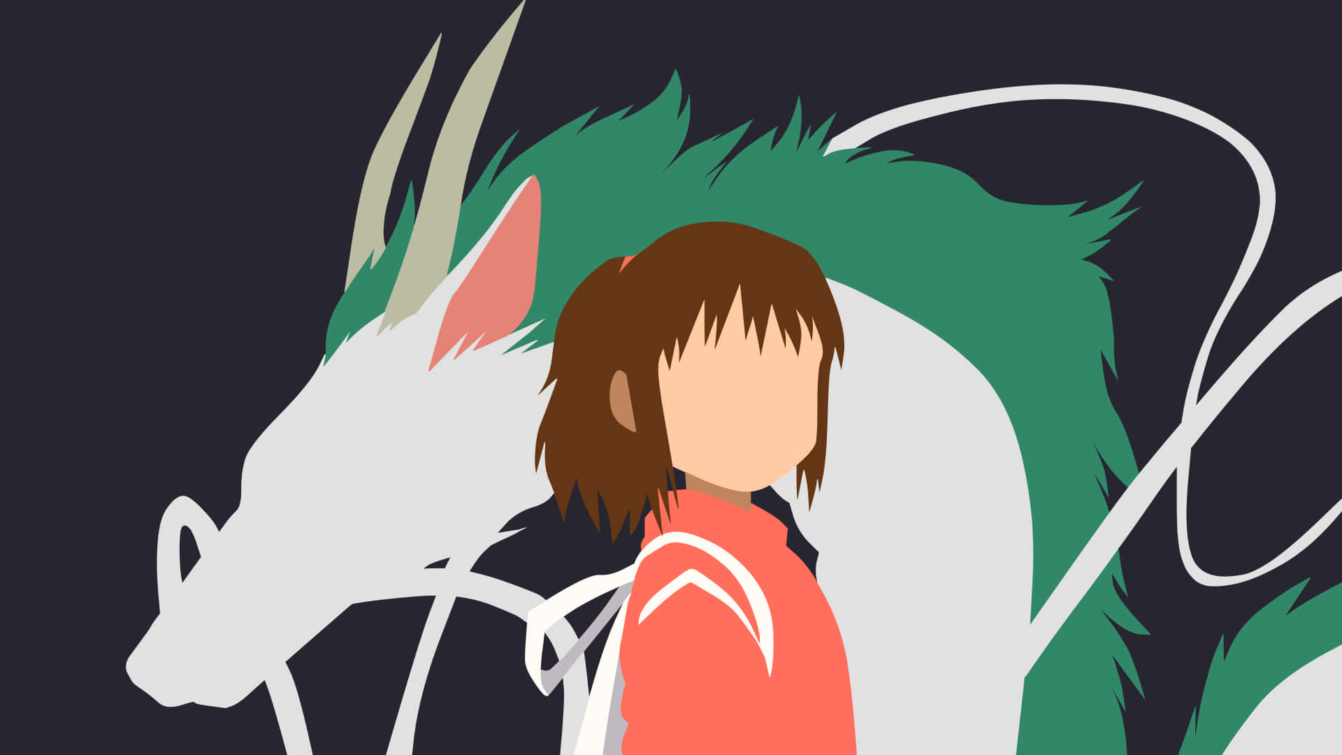 Sen To Chihiro No Kamikakushi Vector Art