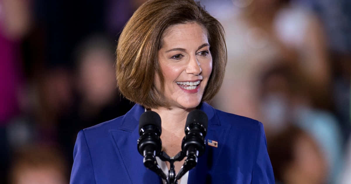 Senator Catherine Cortez Masto In A Formal Portrait Background