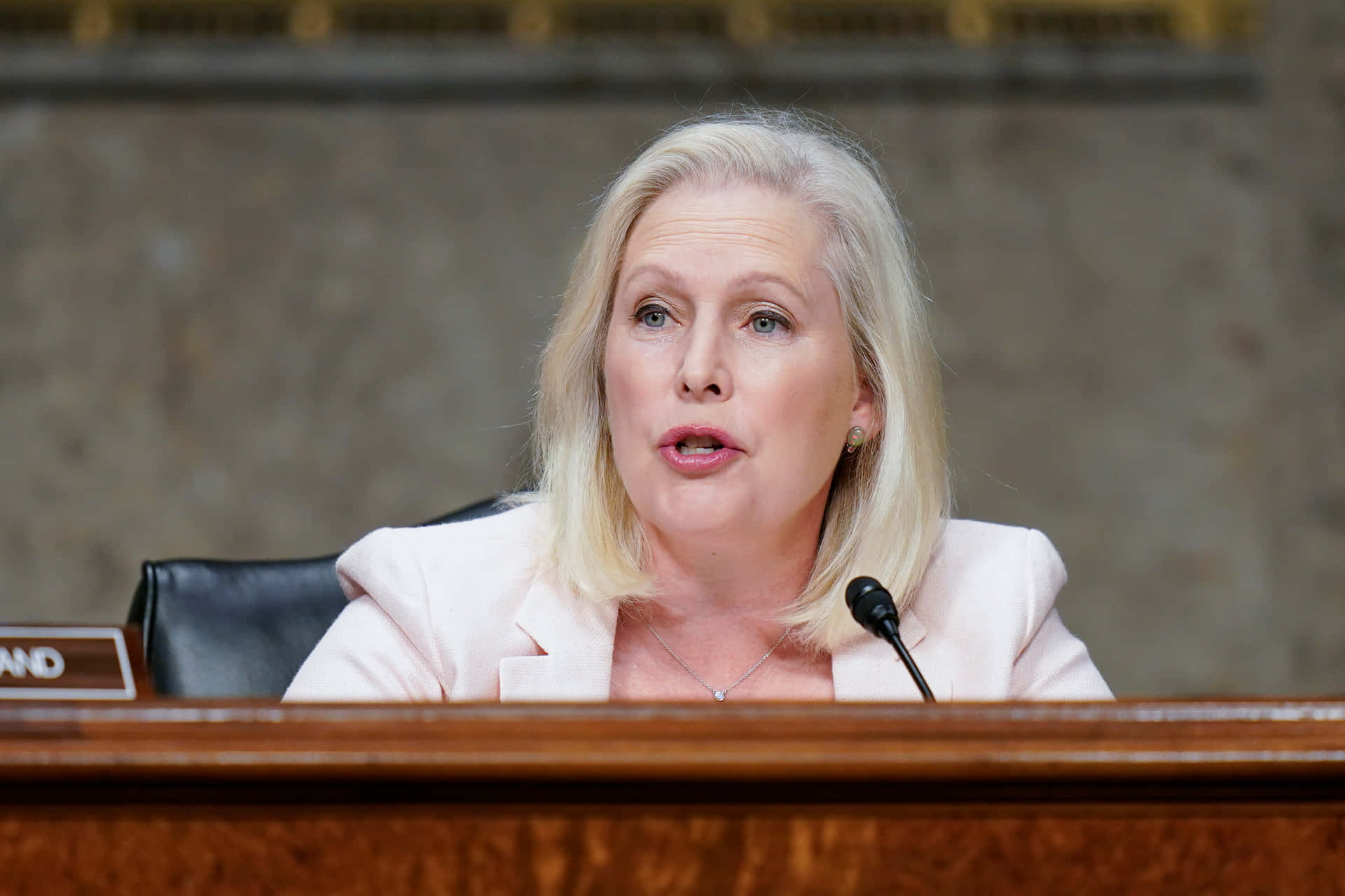 Senator Kirsten Gillibrand Speaking At An Event