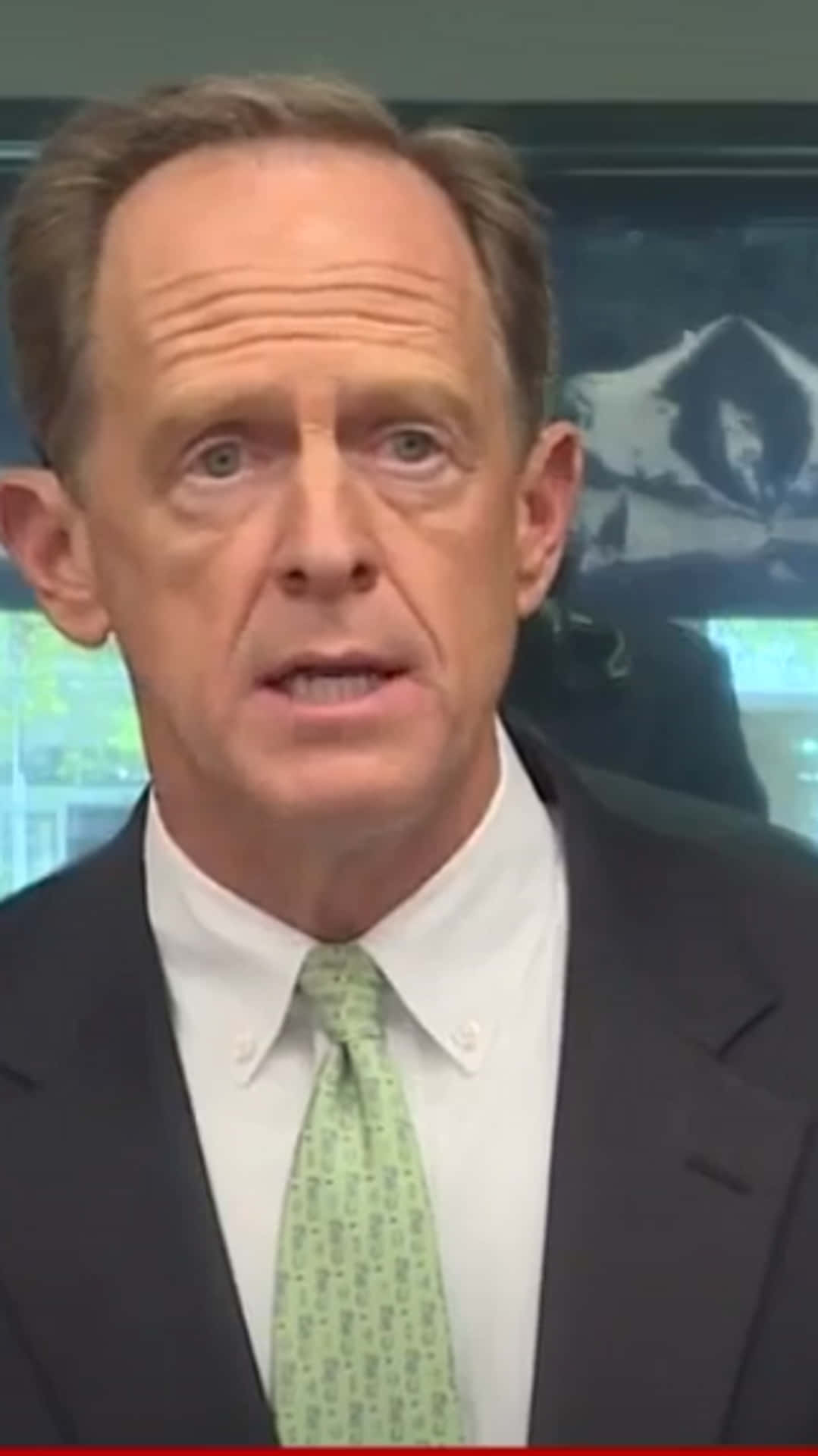 Senator Pat Toomey Expressing Dissatisfaction Background