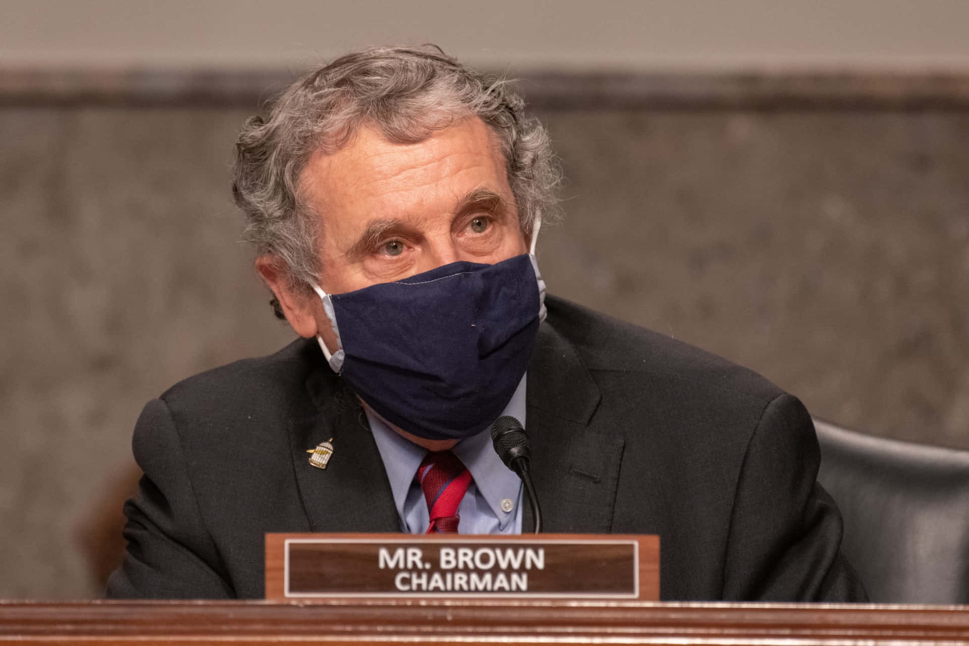 Senator Sherrod Brown, Chairman Of The Senate Banking Committee Background