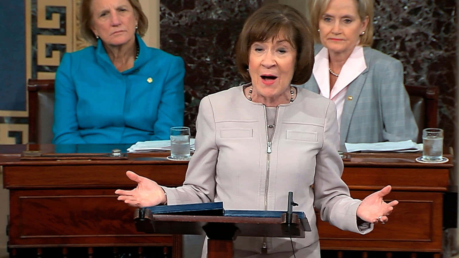 Senator Susan Collins Addressing The Women's Conference