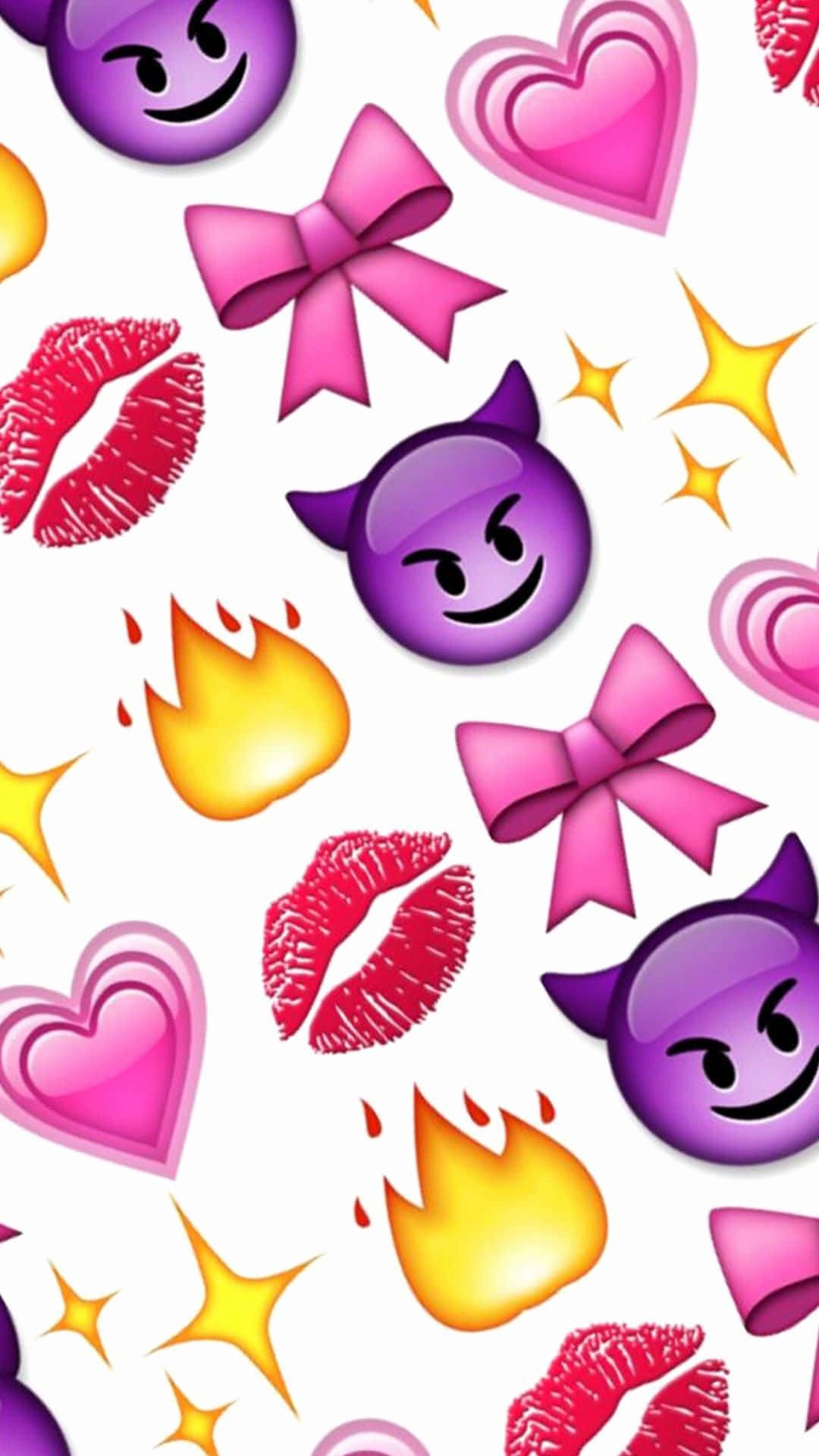 Send Your Loved One A Special Message With A Cute Emoji. Background