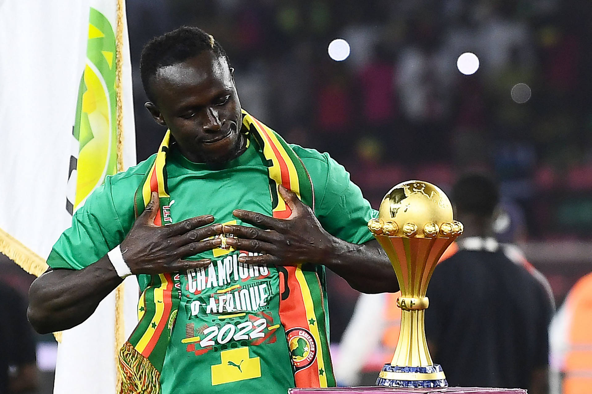 Senegal Football Player Sadio Mané Background