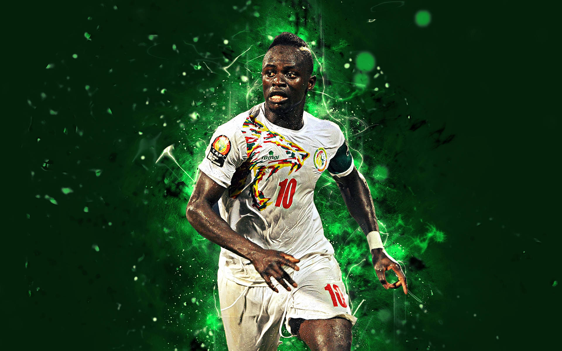Senegal Football Star Sadio Mané Background
