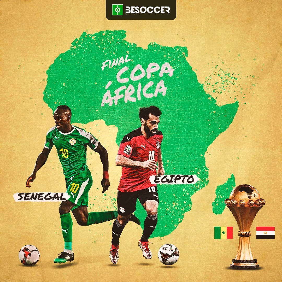 Senegal Football Team Against Egypt Background