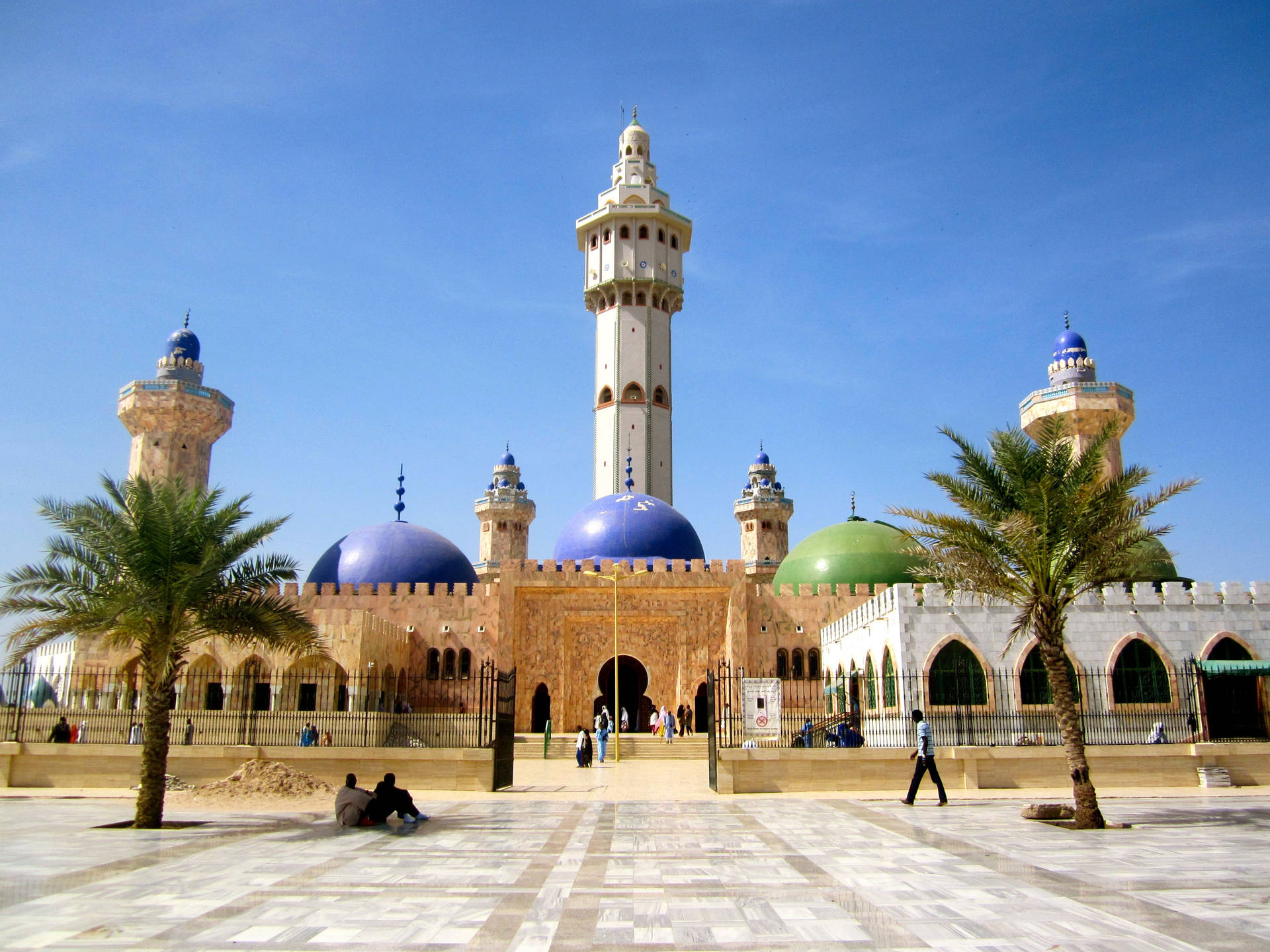 Senegal Grand Mosque Of Touba Background