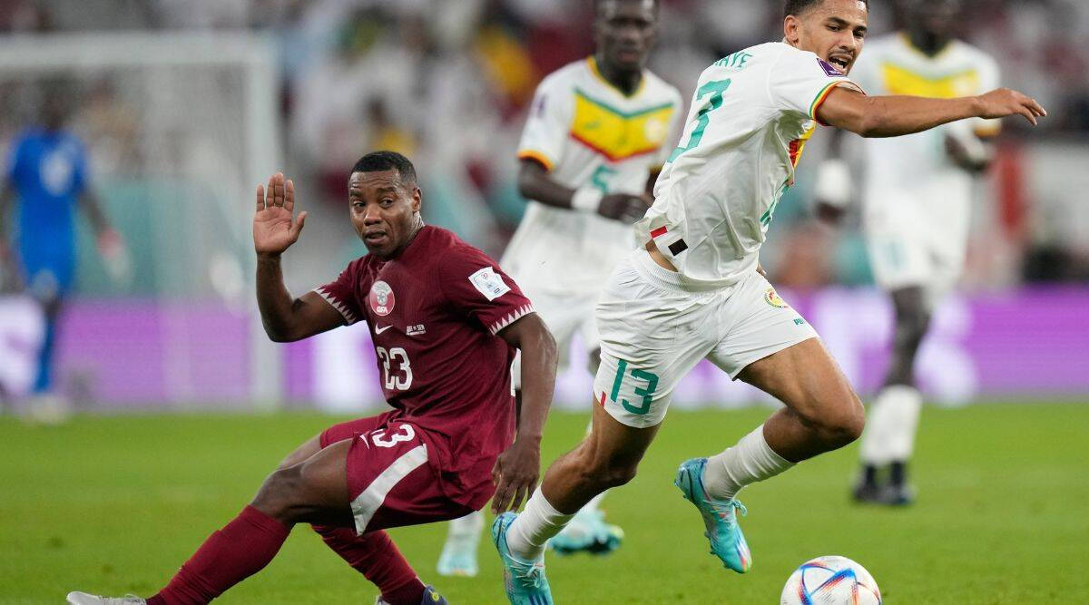 Senegal National Football Team Against Qatar Background