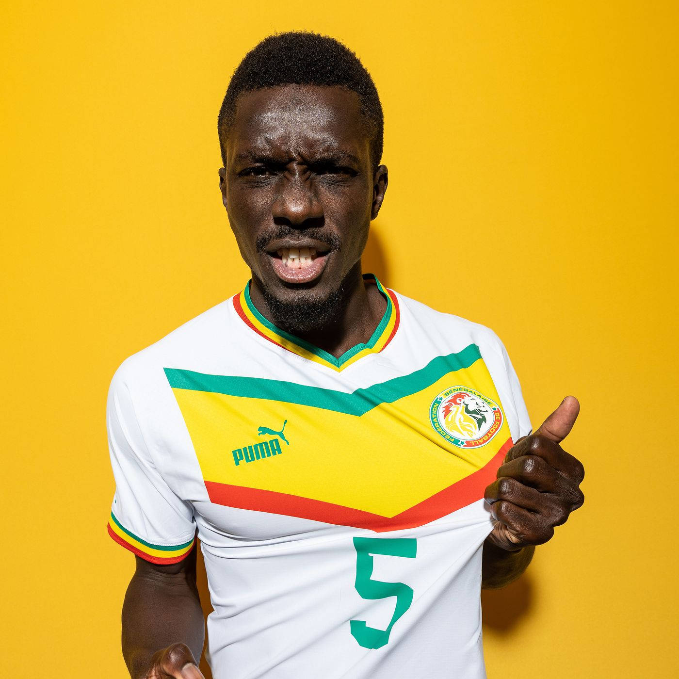 Senegal National Football Team Idrissa Gueye Background