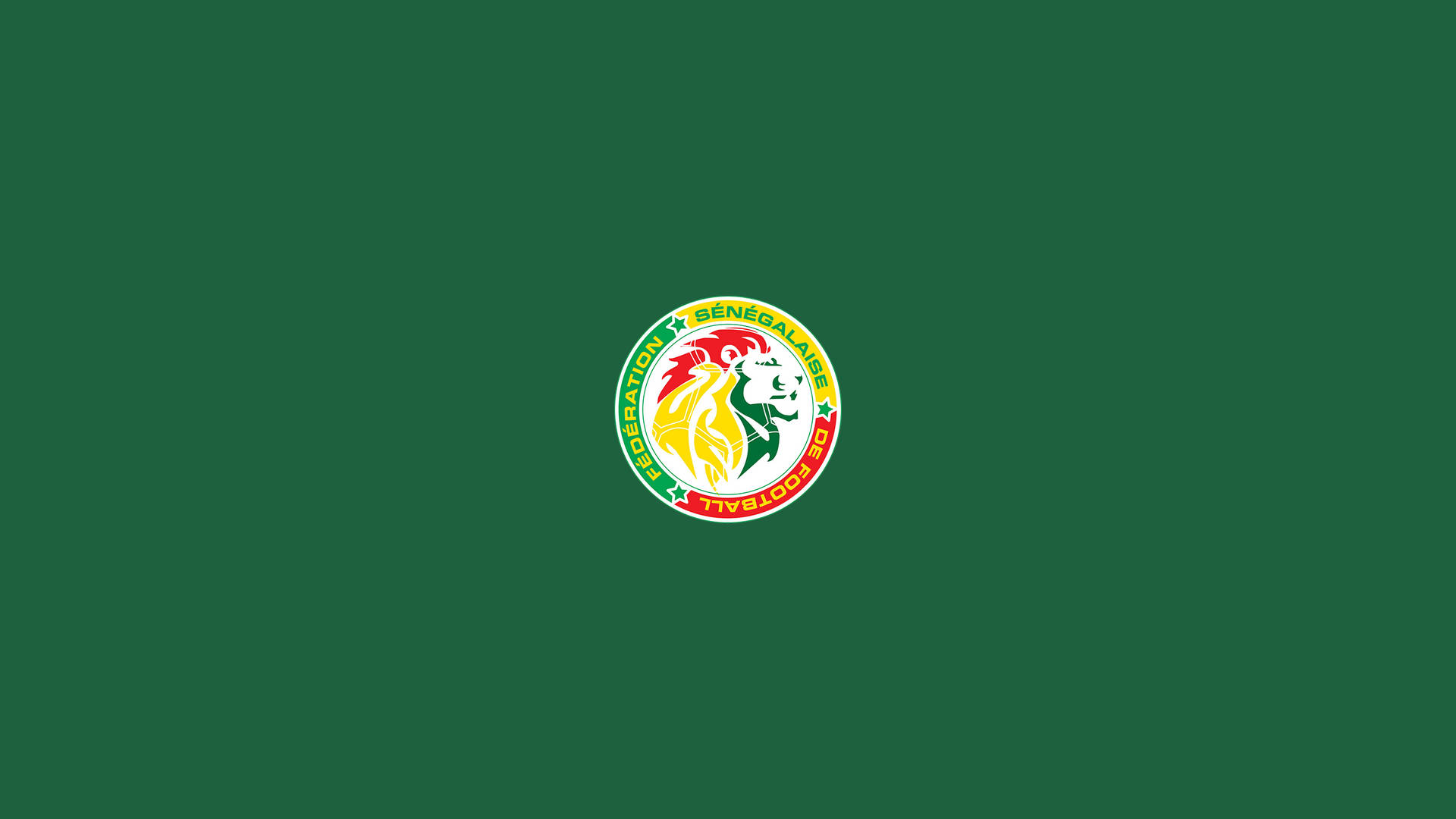 Senegal National Football Team Lion Logo Background