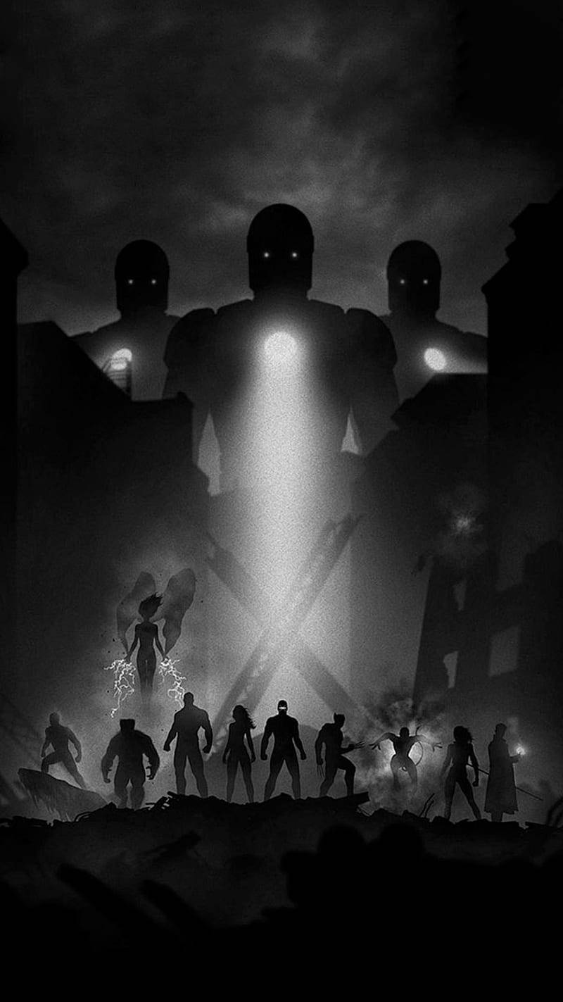 Sentinels Vs X-men Phone Background