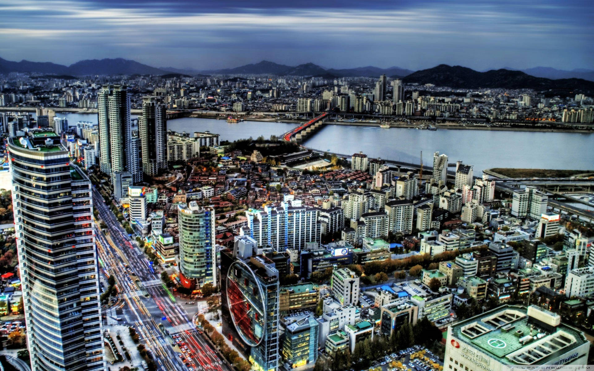 Seoul South Korea Daytime Background