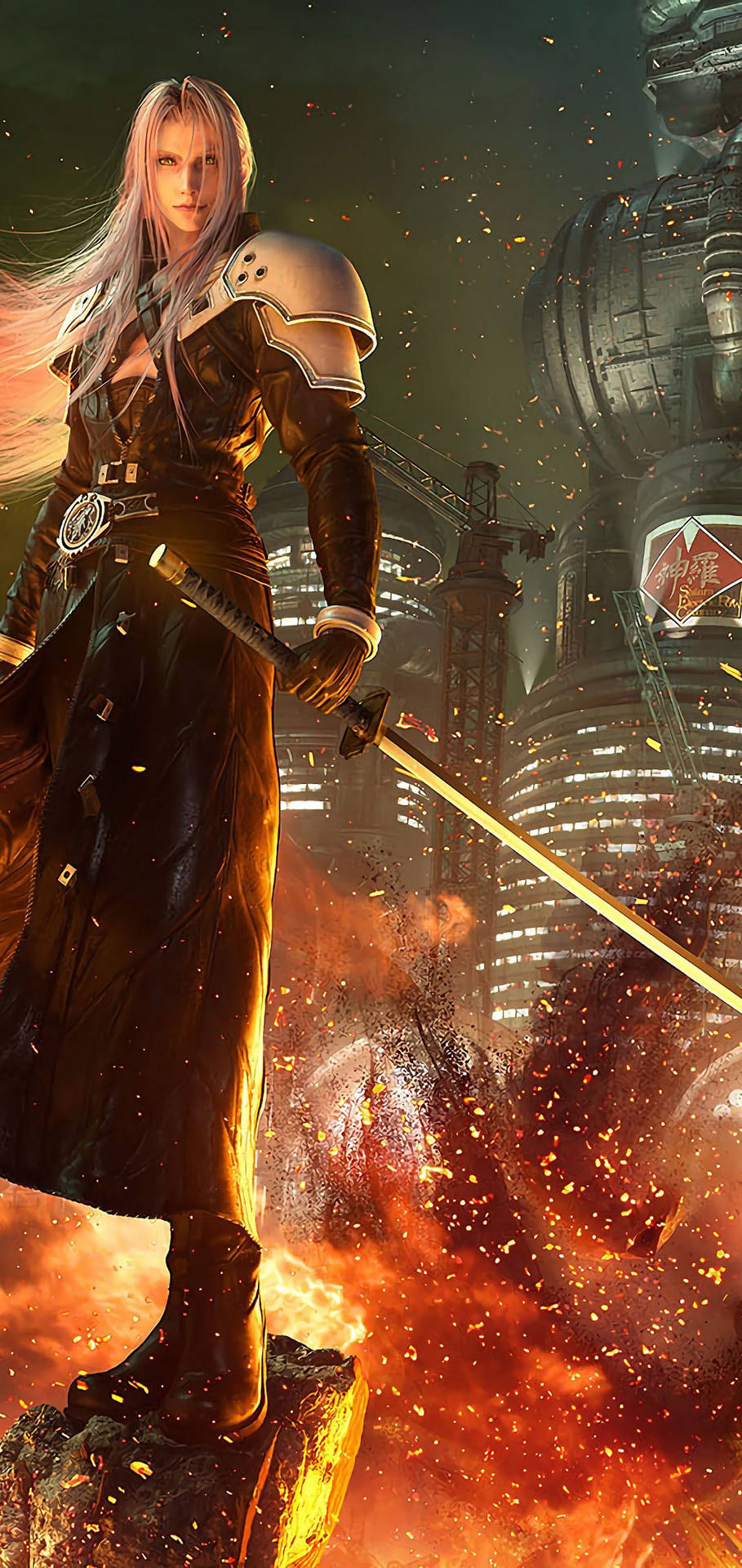 Sephiroth Detailed Digital Illustration
