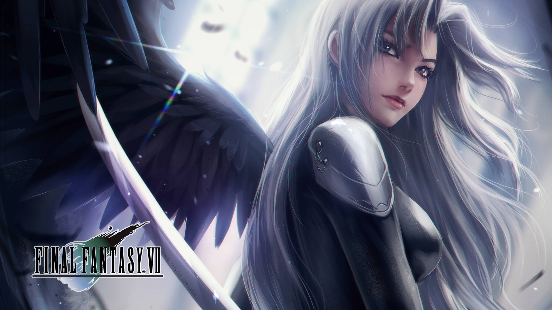 Sephiroth Female Version Illustration Background
