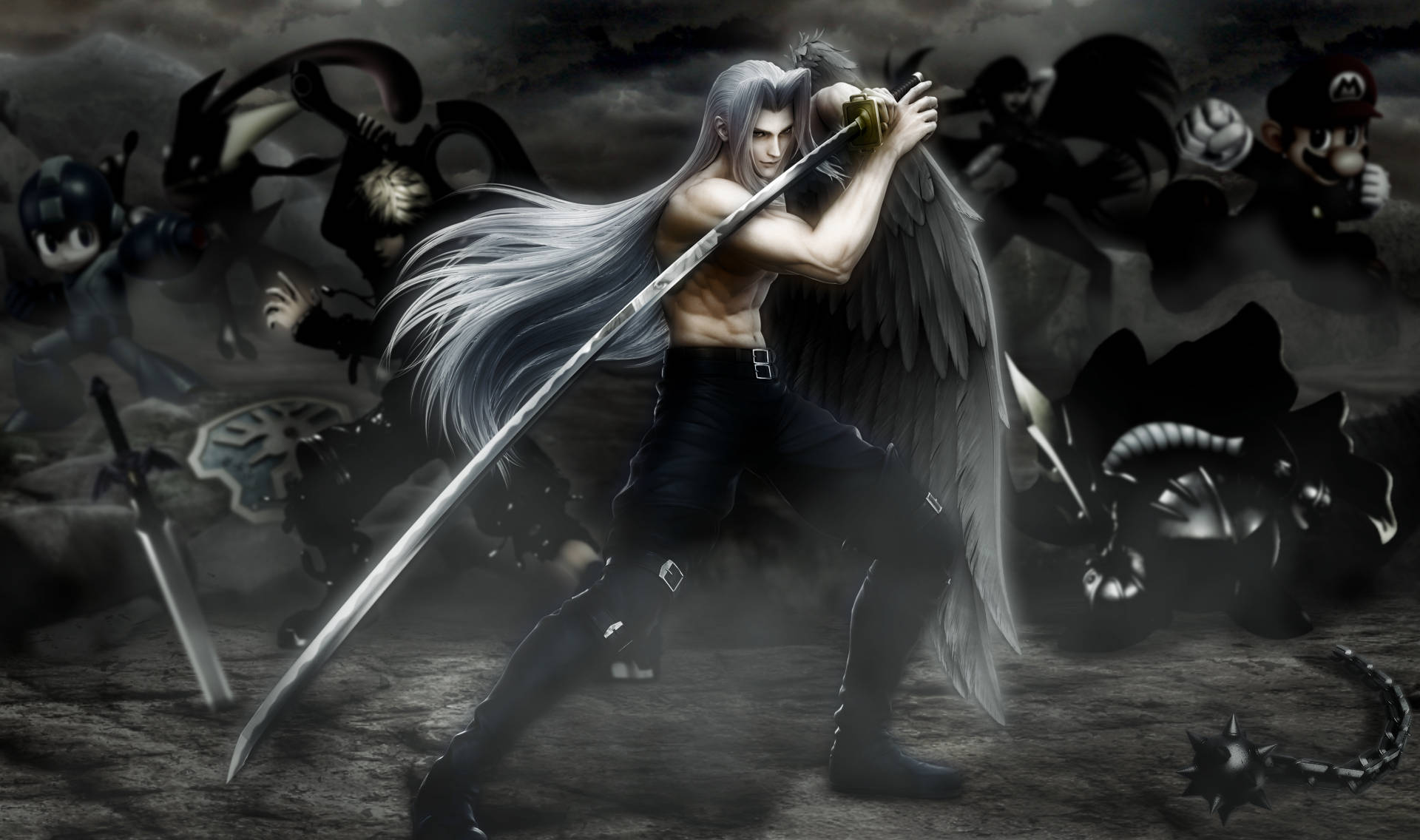 Sephiroth Super Smash Bros Characters Background