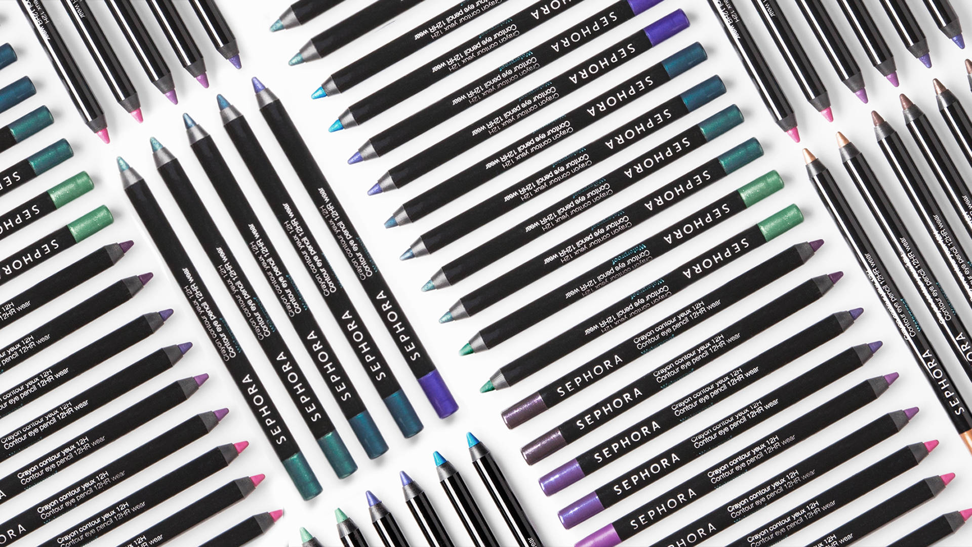 Sephora Eyeliners Black Background