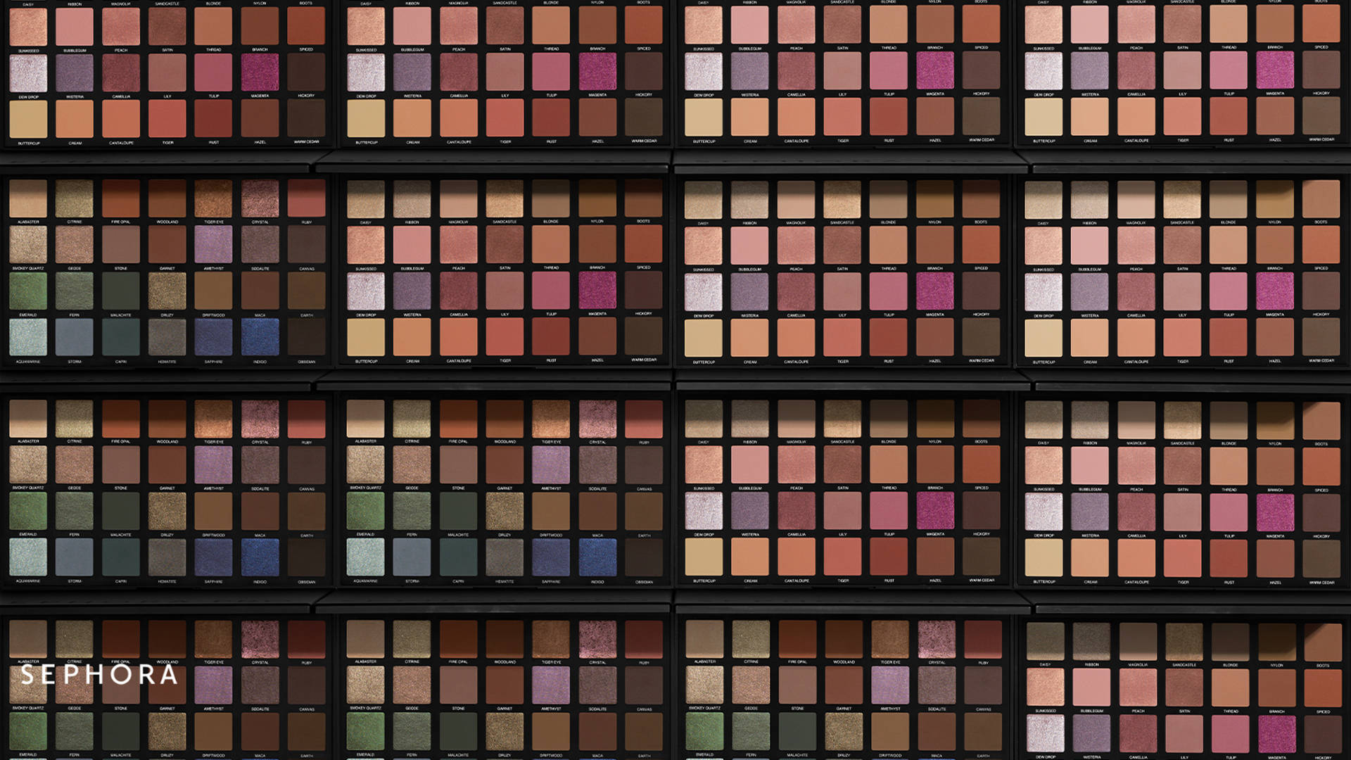 Sephora Eyeshadow Palette Background