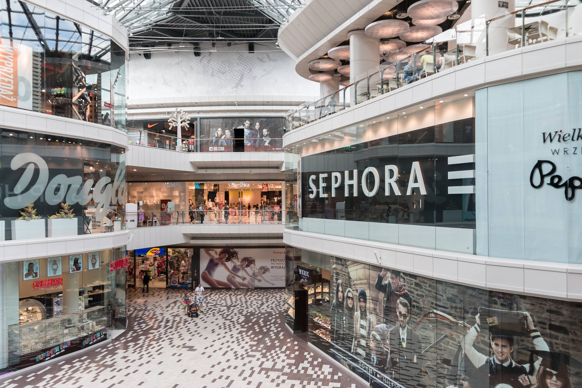 Sephora Outlet Shopping Mall Background