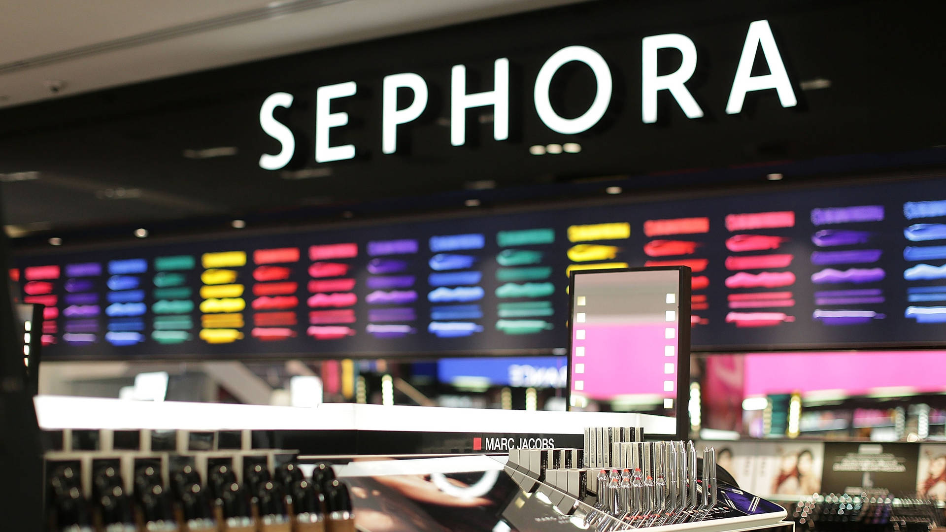 Sephora Pop-up Store Background