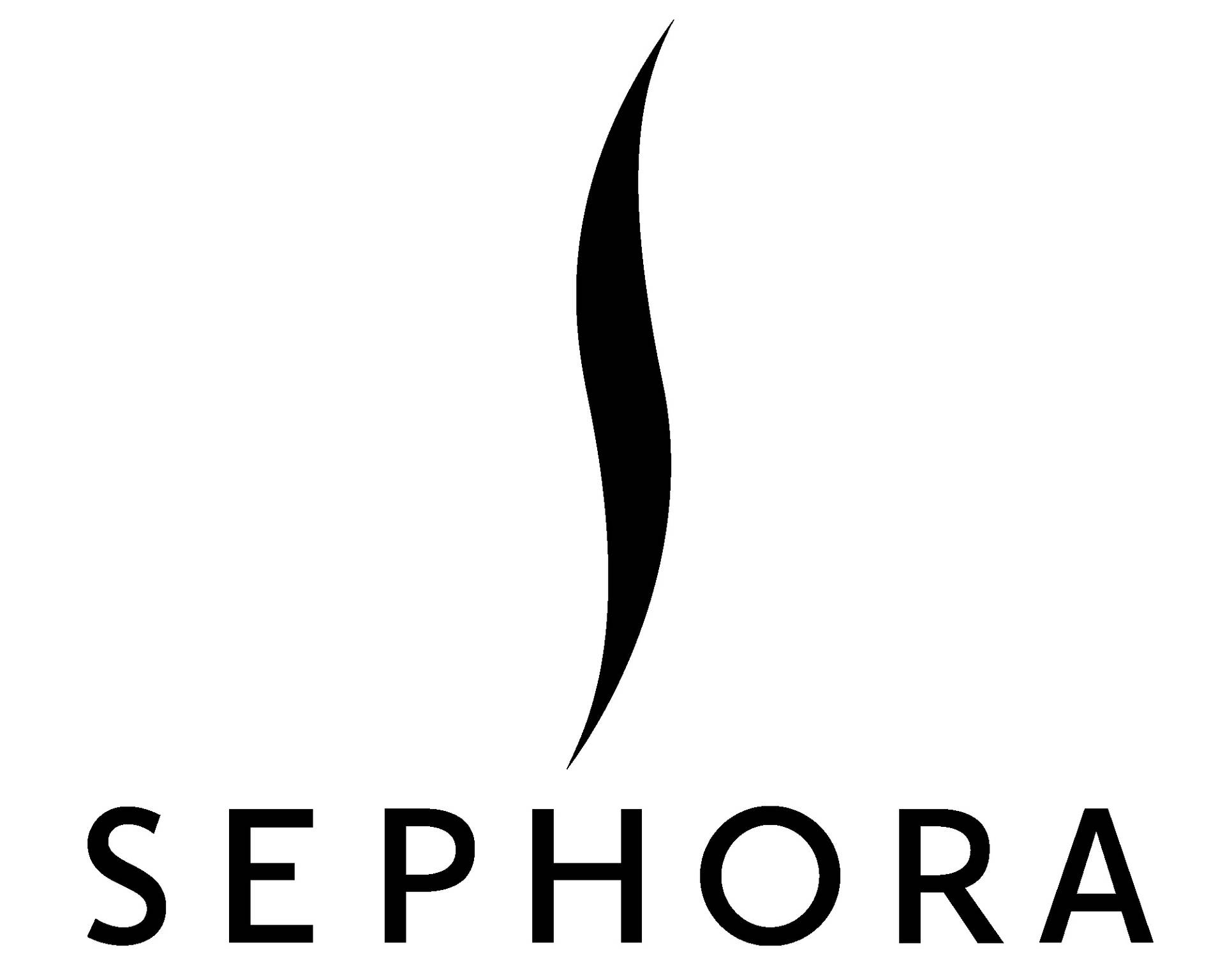 Sephora White Logo Background