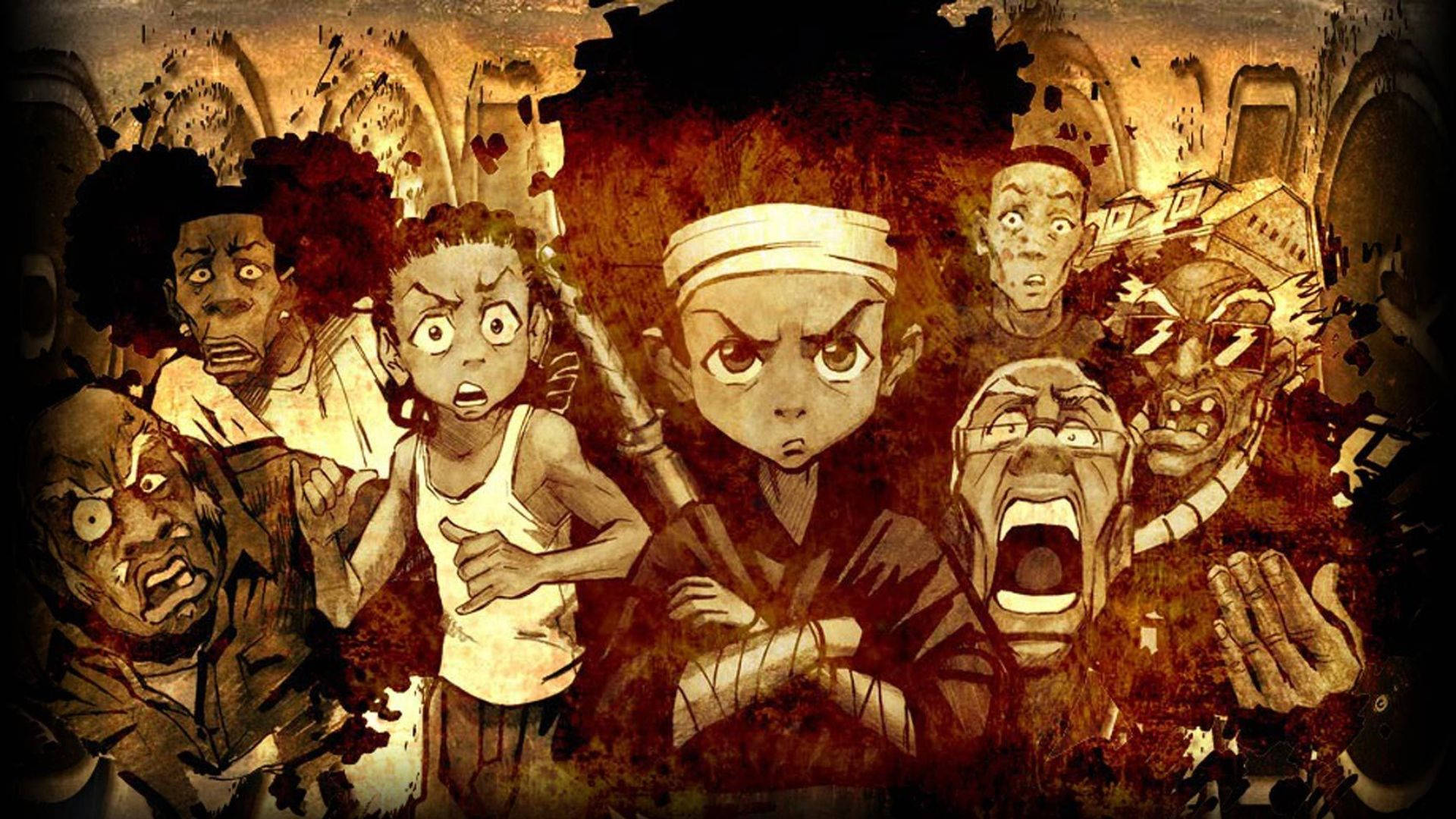 Sepia Boondocks Hd Background