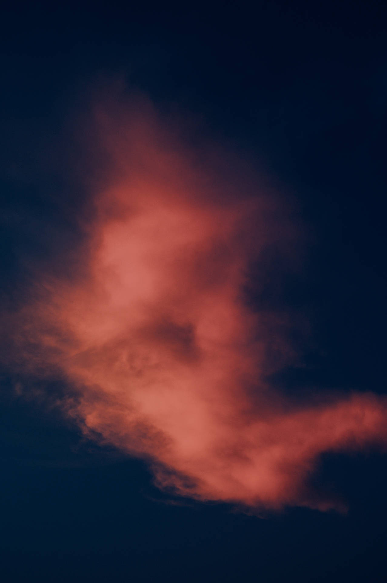 Sepia Clouds In Dark Skies Background