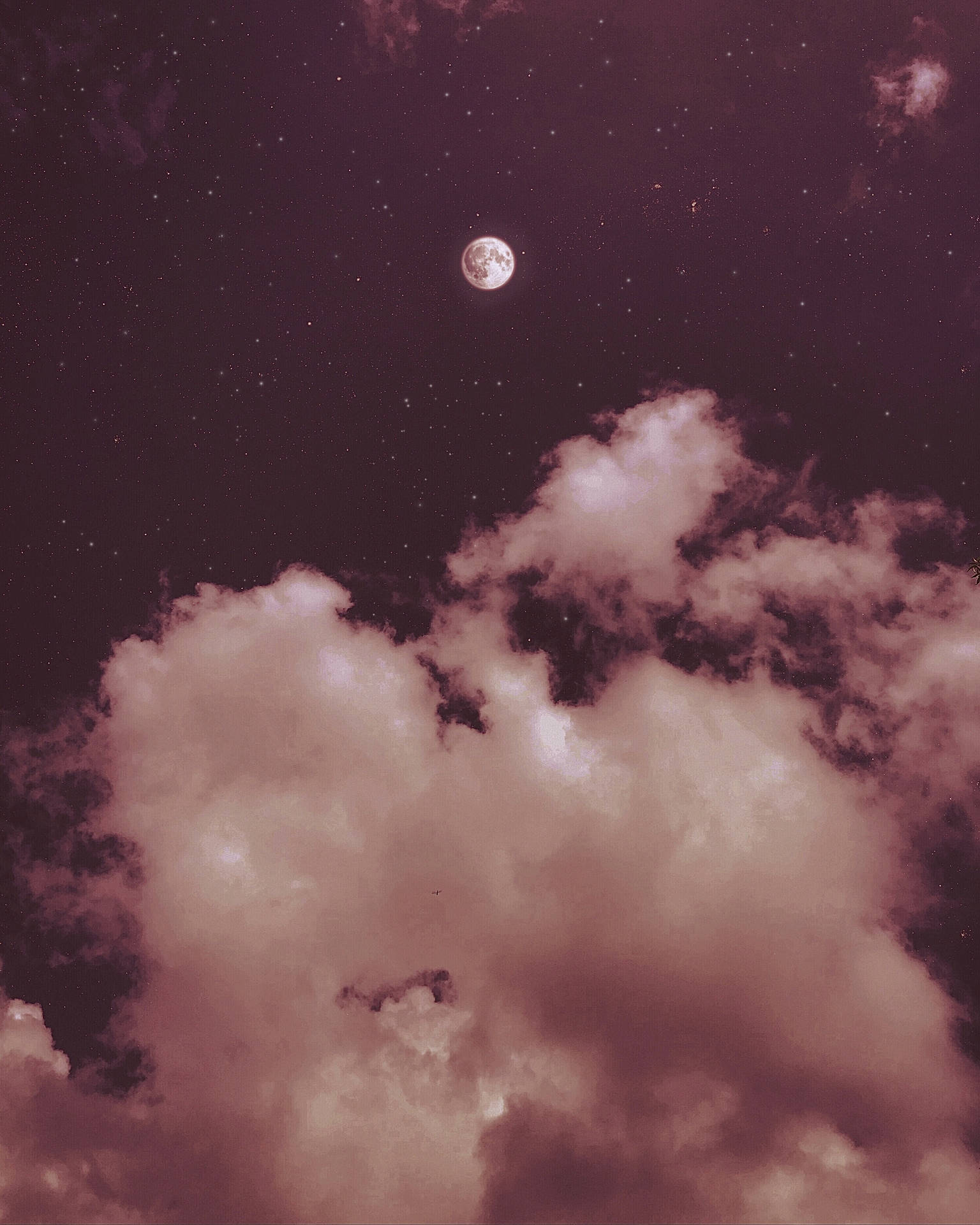 Sepia Starry Sky Background