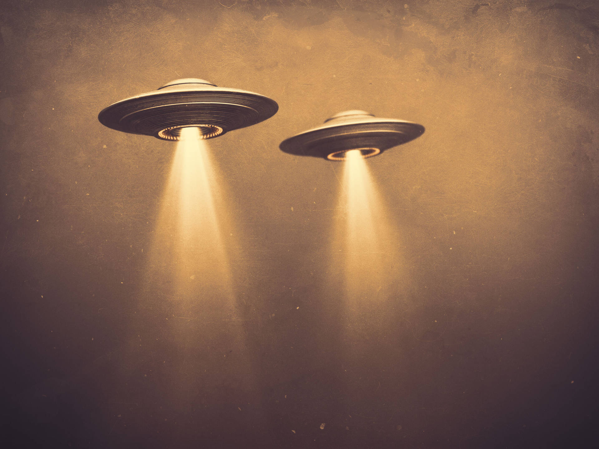 Sepia Ufo Photo