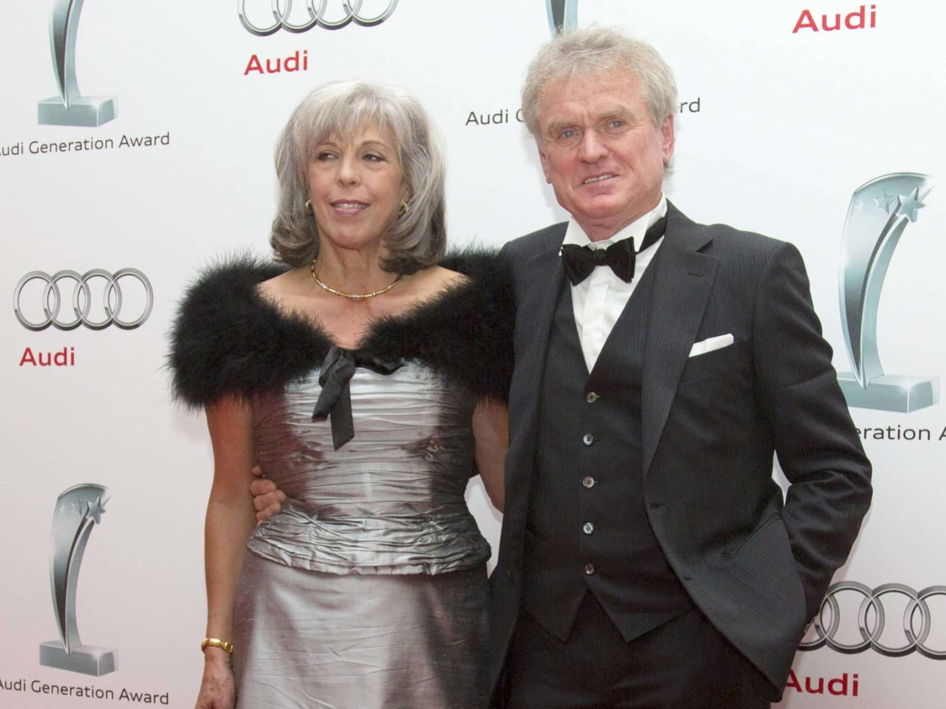 Sepp Maier And Wife Monika Roth At Audi Generation Award Event Background