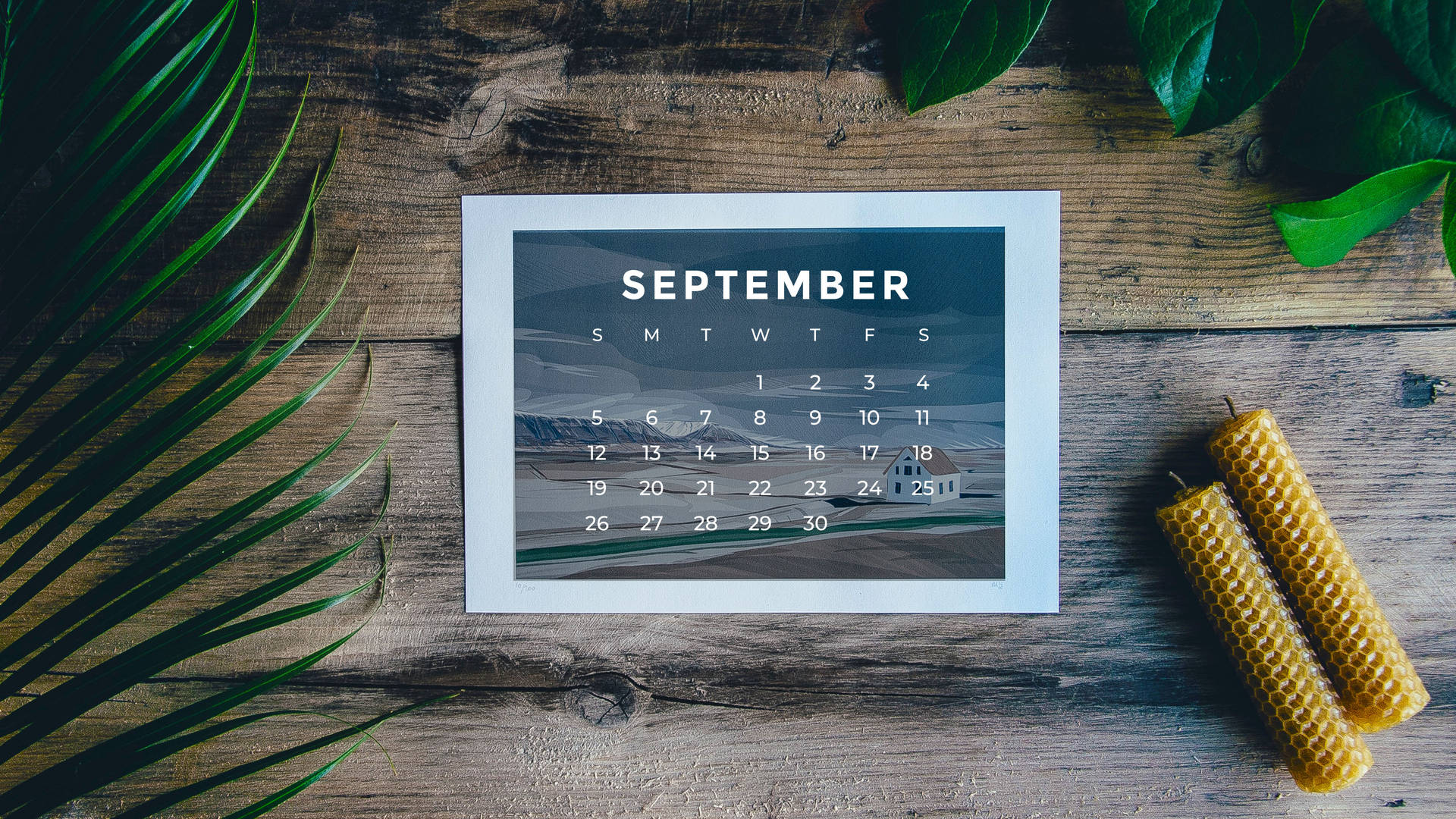 September 2021 Calendar Background