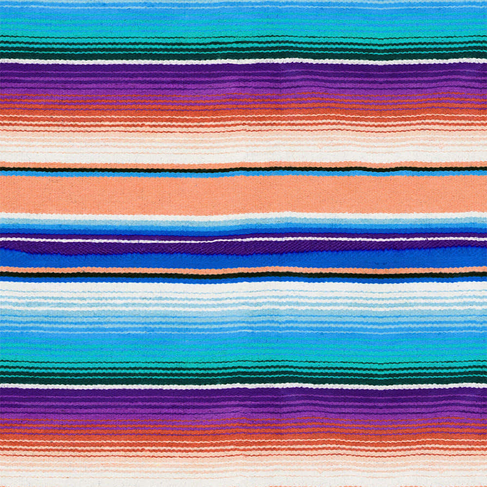 Serape With Beige Stripes Background