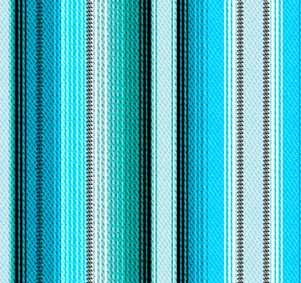 Serape With Blue Stripes Background