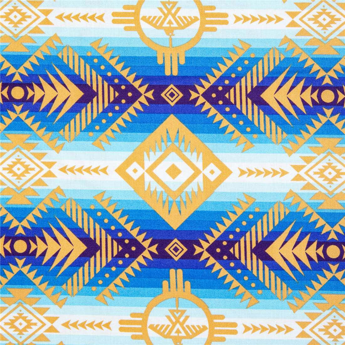 Serape With Southwestern Pattern Background