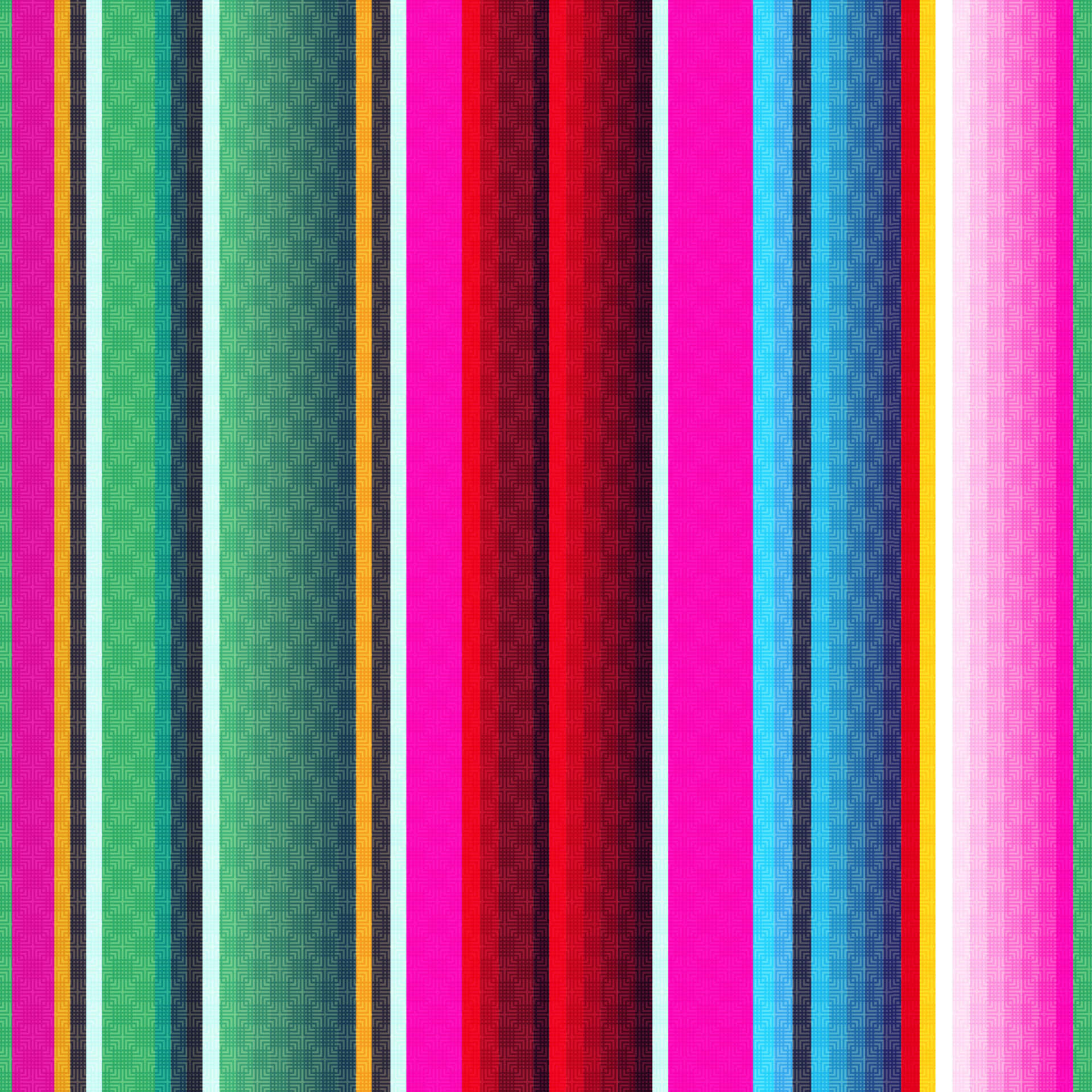 Serape With Vertical Green Stripes Background