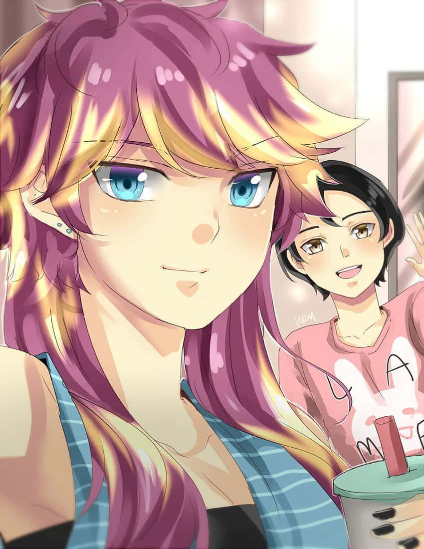 Seraphina And John Unordinary Selfie Background