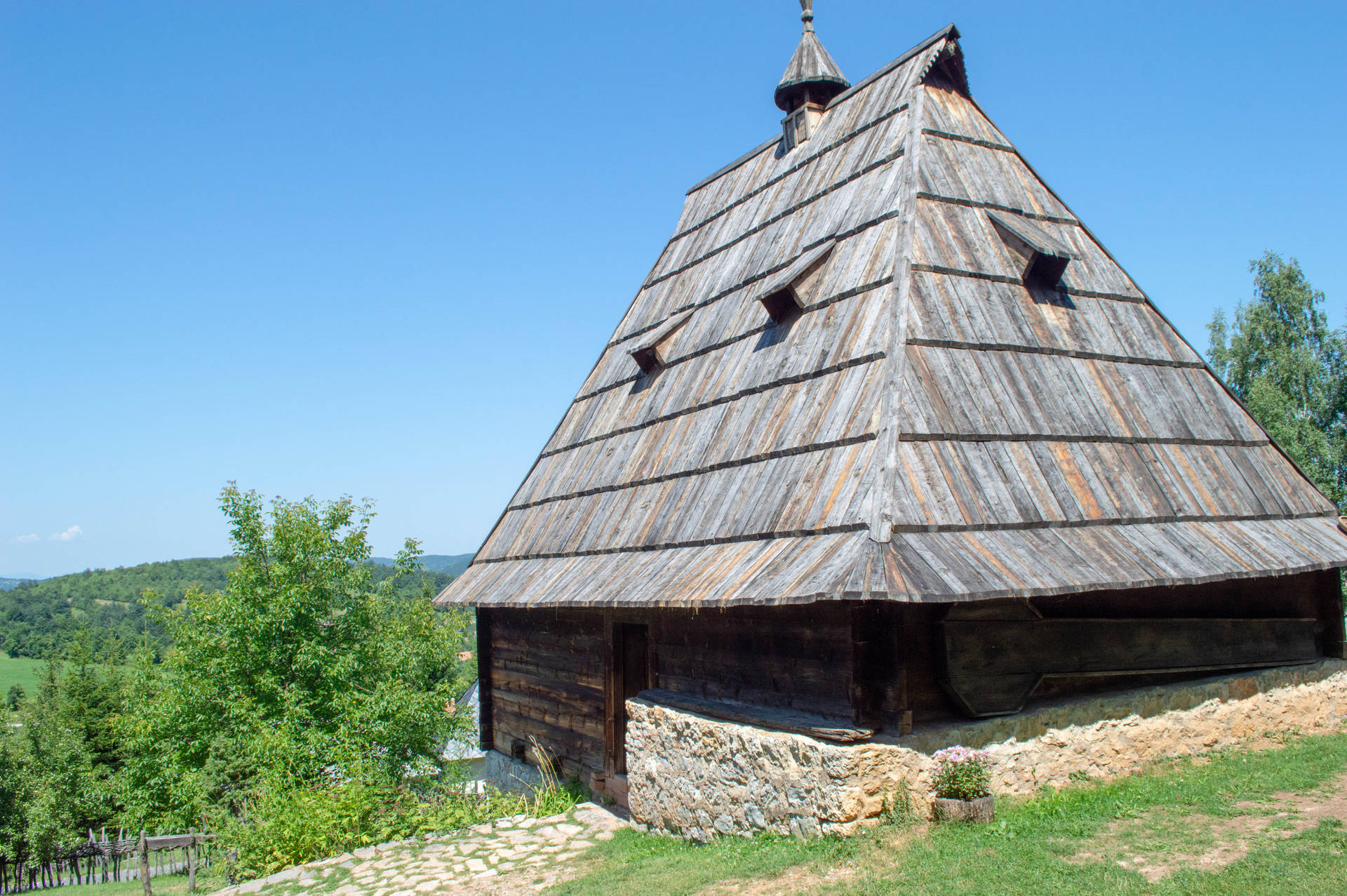 Serbia Ethno Village Sirogojno Background
