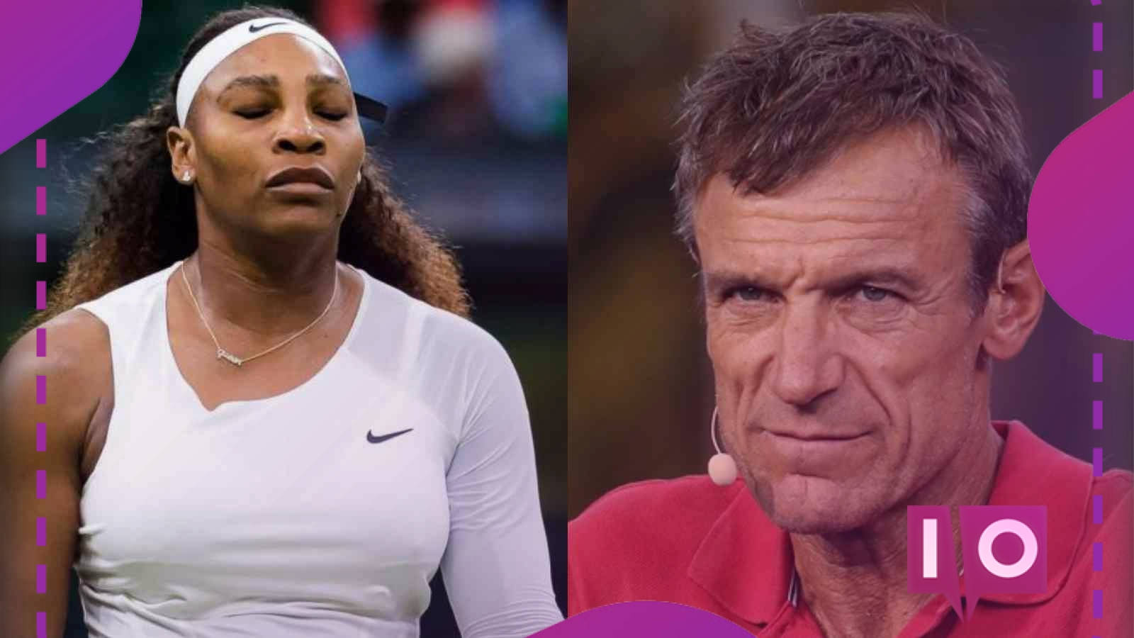 Serena Williams And Mats Wilander Background