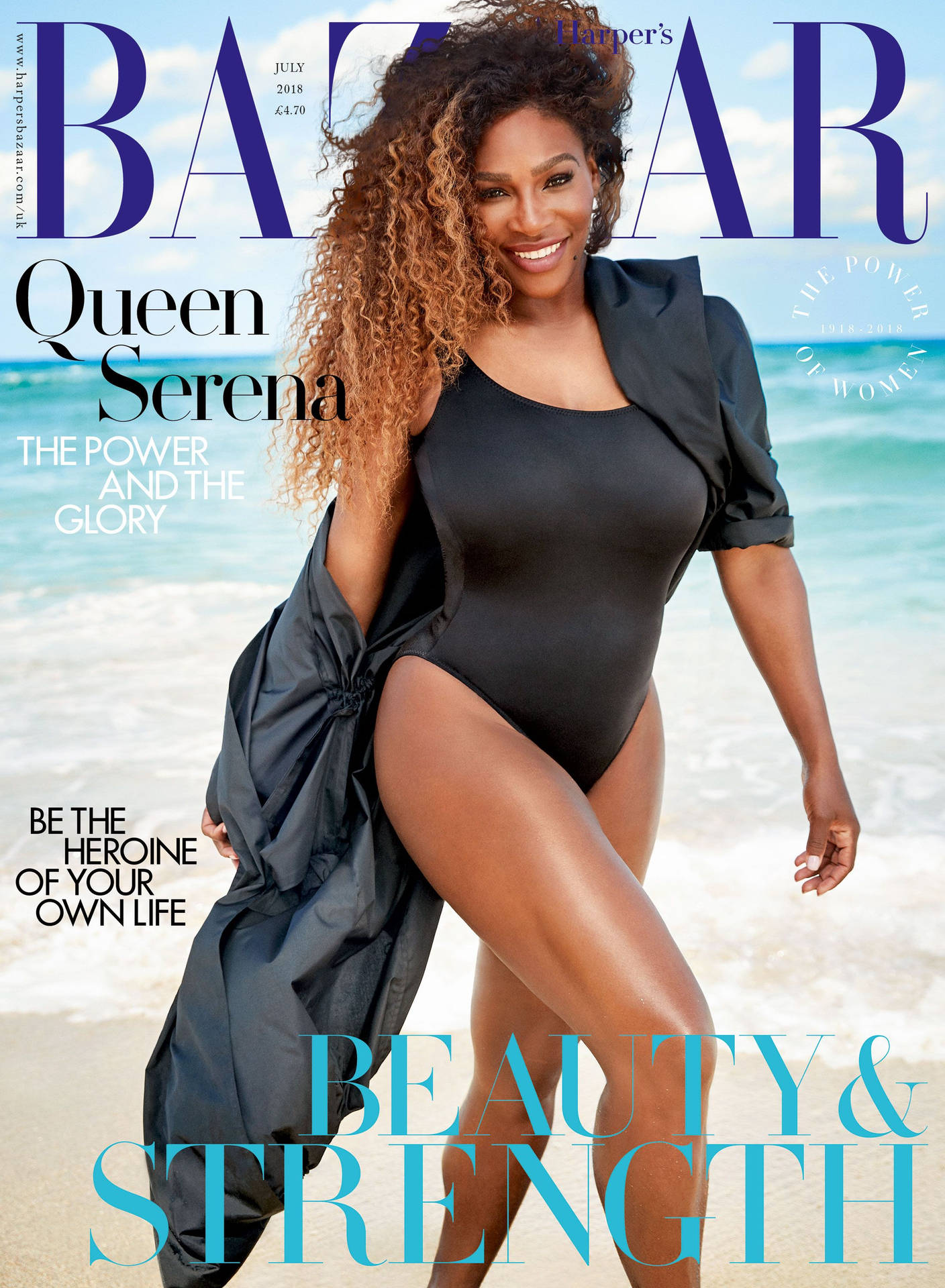 Serena Williams Bazaar Background